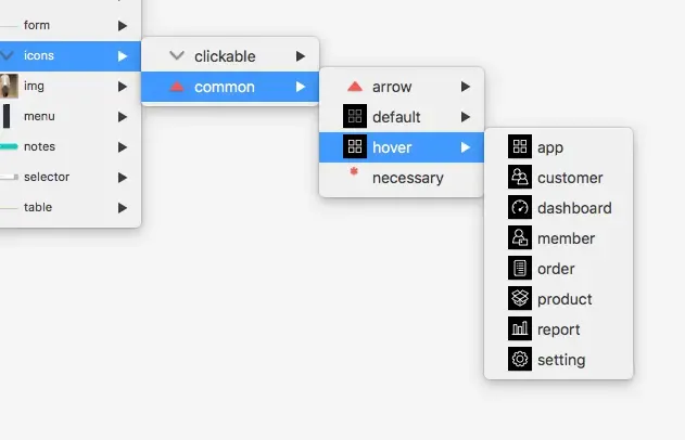 Sketch 插入 Symbol 選單，依斜線命名自動分成多層資料夾